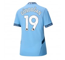 Manchester City Ilkay Gundogan #19 Koszulka Podstawowa damskie 2024-25 Krótki Rękaw